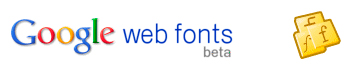 Logo google web fonts